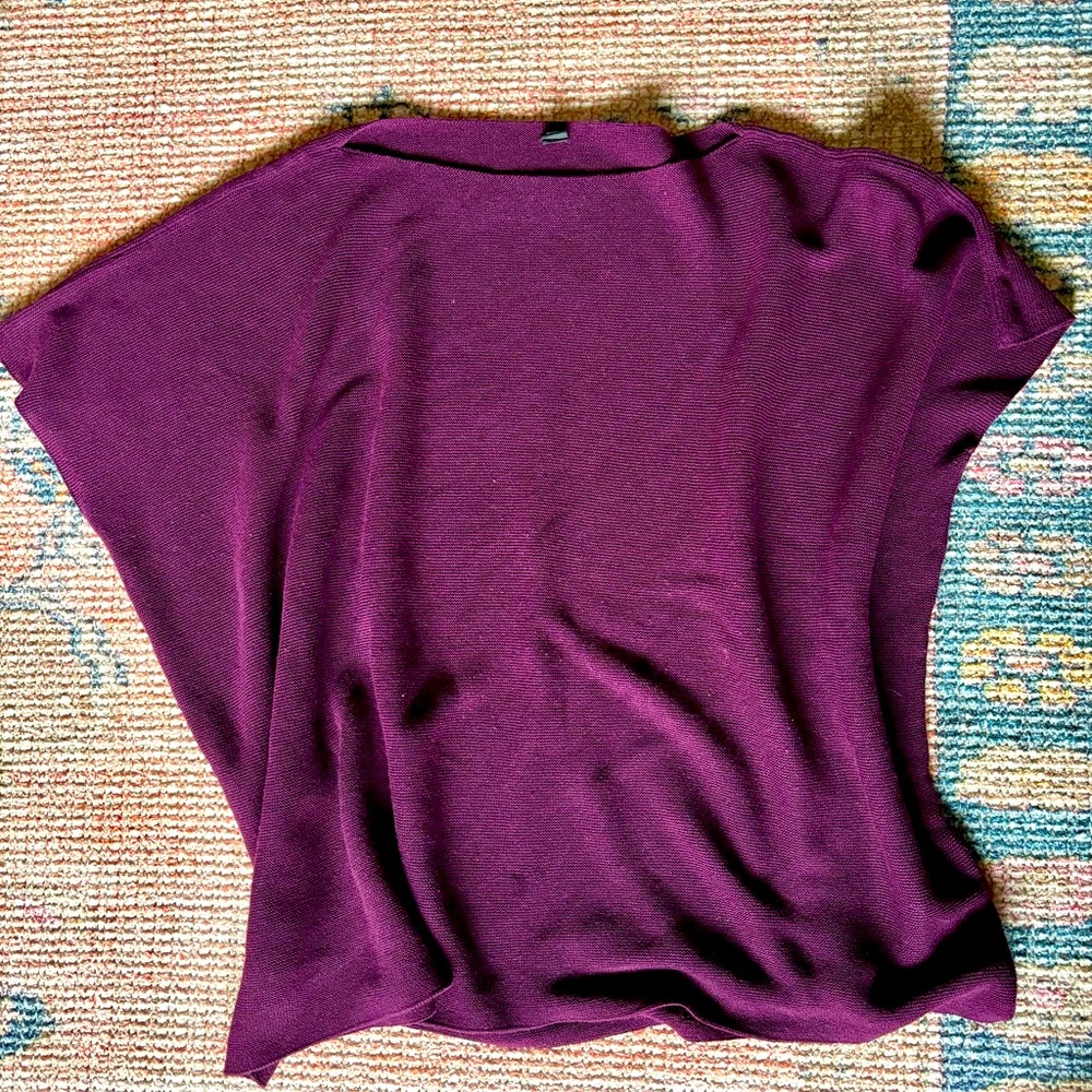 Uniqlo Boxy Short Sleeve Sweater Top XS